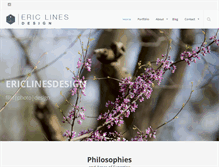 Tablet Screenshot of ericlinesdesign.com